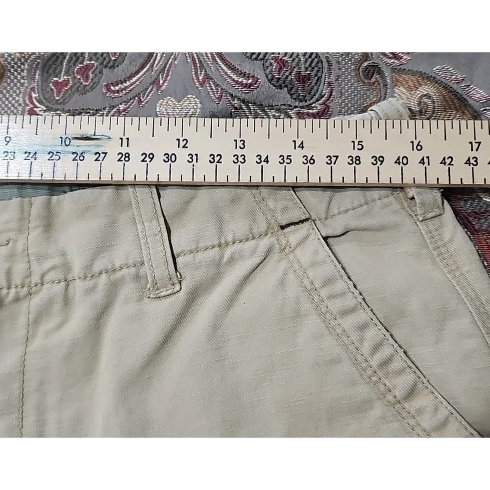Men's Tommy Bahama Relax Linen Blend Flat Front Chino Shorts Green Size 32‎